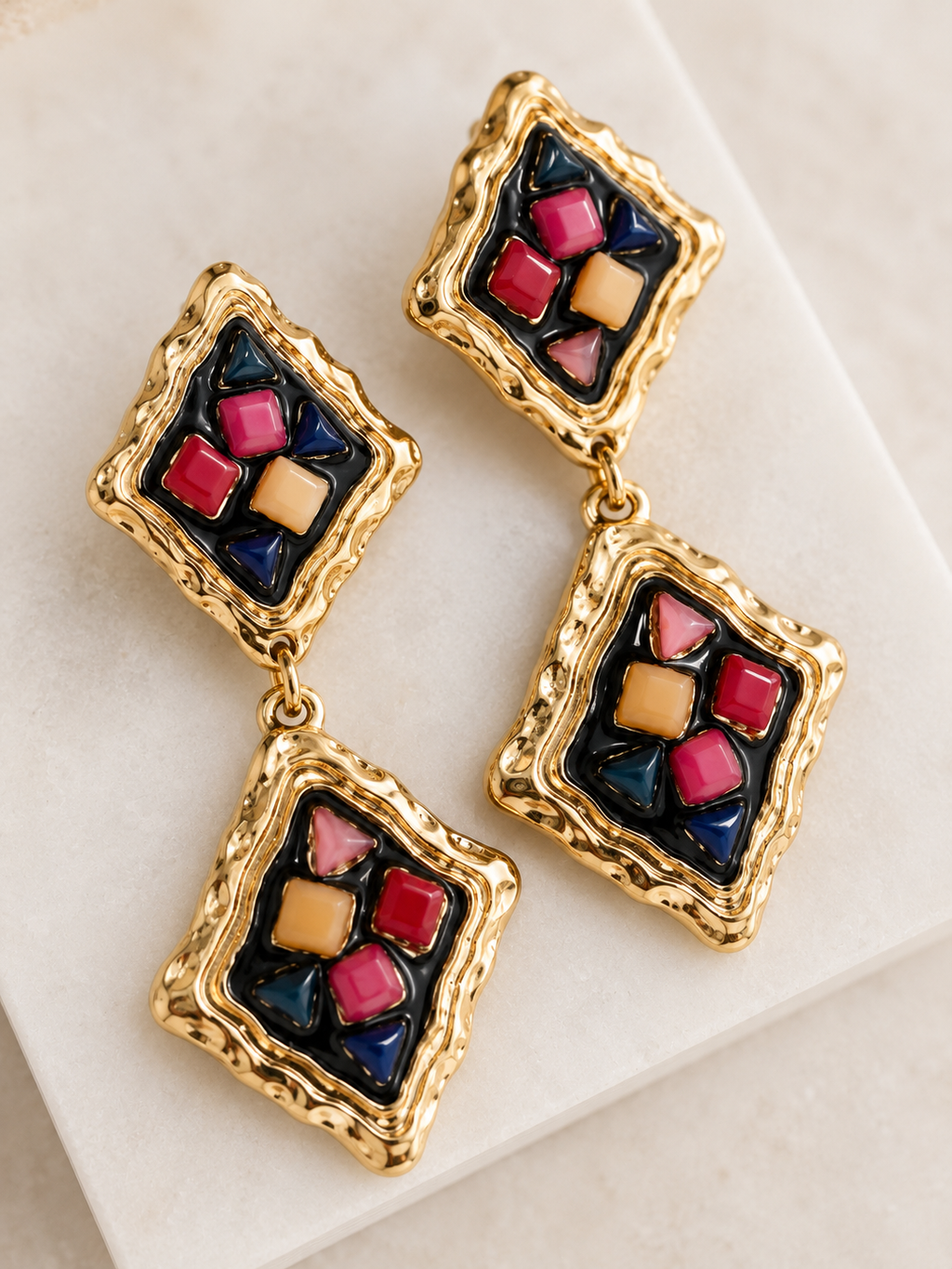 Pendientes Mosaico
