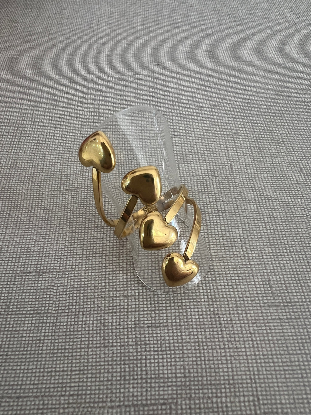Anillo corazones