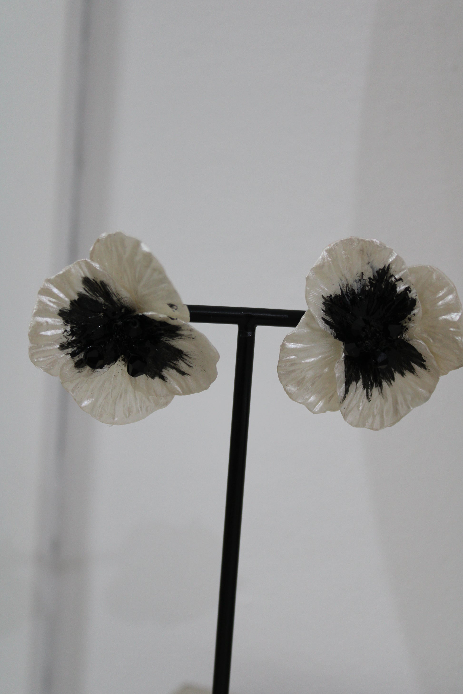 Pendientes amapola